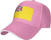 [SSIULUS] Flag of Niue Casquette Cap Hats,Trucker,Baseball Cap with Snapback,Perfect for Summer,Golf