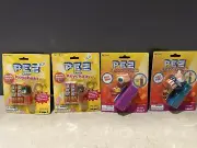 2 Vintage PEZ Flashlight Keychain Dispensers and 2 Keychain Dispensers