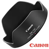 在飛比找momo購物網優惠-【Canon佳能】原廠太陽罩EW-73C遮光罩(適EF-S 