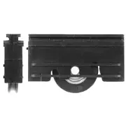 Rolltrak Adjustable Acetal Carriage And Nylon Roller Sliding Door Hardware