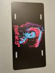 Jason Vorhees Friday the 13th Aluminum License Plate Horror Scary Custom