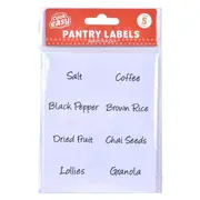 Cook Easy 40pc Pantry Label Stickers