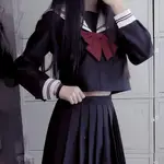 ✨大促☈日系JK制服裙女 不良少女赤二本長 學生制服 水手服長短袖 COSPLAY 正統日本制服 演出表演