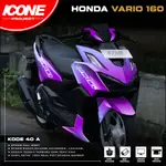 ICONE PROJECT 貼紙 HONDA VARIO 160 全身優質材料 CBS ABS 最新設計代碼 40