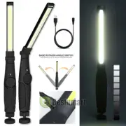 2Plegable Lamparas de Mano Recargables USB Linternas LED Luz de trabajo 100000Lm