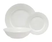 Maxwell & Williams 18-Piece White Basics European Rim Dinner Set - White