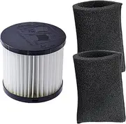 HEPA Filter and Foam Filter kit For Ryobi 18V ONE+ Wet and Dry Vacuum PCL733,PCL734,PCL3240, Replacing Part#A32VC05,A32RF08,A32WF03