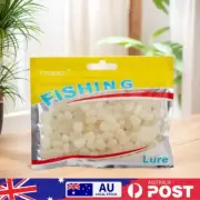 100Pcs Corn Smell Soft Bait Fake Corn Buoyancy Bait Fishing Accessories (White)