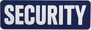 uuKen PVC Security Patch Navy Blue 6"x2" with Hook Fastener Back for Vests Jackets Plate Carriers Bags Backpacks (Navy Blue,Medium 6"x2")