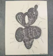 Father Steve Hand-Drawn Mouse Art Drawing Steven Savoca Mice Artist Signed 2020