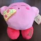 Kirby Ichiban Kuji New KIRBY'S BURGER Cushion Pizza Sleepy Plush Doll tagged JP