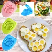 Plastic Multipurpose Egg Cutter Egg Slicer Kitchen Tools Split Chopping Egg
