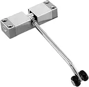Stainless Steel Simple Door Closer Home Hotel Office Automatic Spring Door Closer Device Practical Haware Tools Easy to Install Door Closing Device GTRH