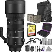 [Sigma] 70-200mm f/2.8 DG DN OS Sports Lens for Sony E Mount with Altura Photo Advanced Accessory and Travel Bundle
