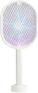 [LEDON] 2 in 1 Electric USB Rechargable Racket Fly Swatter Mosquito Insect Killer Zapper