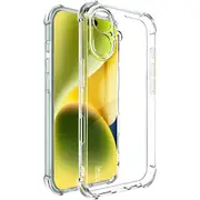For iPhone 16 Case, Corner Cushioned Cover, Clear
