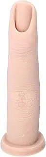 CANIGHT Silicone Nail Art Finger Mold Manicure Practice Tool Easy to Carry Use