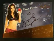 2018 Benchwarmer RAQUEL POMPLUN Hot Teacher SCHOOL GIRLS Copper Auto/15 PLAYBOY
