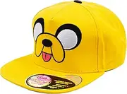 [Concept One] Adventure Time Baseball Cap, Adjustable Snapback Hat with Flat Brim