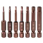 7pcs 1.5-6mm Hex Head Wrench Drill Bit 2" Length Magnetic Screwdriver Bits