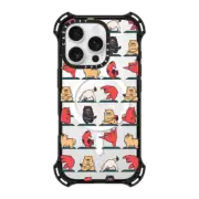 iPhone 16 Pro Bounce Case MagSafe Compatible Persian Cat Yoga