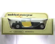 MATCHBOX MODELS OF YESTERYEAR, 1928 Bugatti T44 Y-24 Black/Yellow.