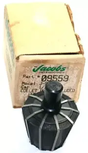 Jacobs 09559 J914 Rubber Flex Lathe Chuck Collet 1/2 -5/8 Inch