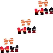[Baluue] Knitting Gloves Warm Full Finger Winter Gloves Cute Cartoon Design for Comfortable and Skin Friendly Lining for Cold Weather Activities *