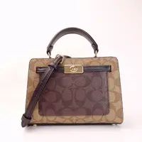 在飛比找momo購物網優惠-【COACH】Coach Mini Lane Top Han