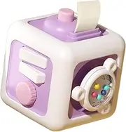 Baby Activity Cube - Busy Cube Toys | Sensory Board Cube Toy | Fine Motor Skills Montessorii Toys for Toddlerr | Travel & Learning Toys for More Than 2 Years Old Kids| Educational Toy