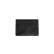 [GUCCI] GG Emblem Card Case Black