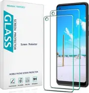 Samsung Galaxy A21S Tempered Glass Screen Protector 9H HD Clarity Slim Saver 2Pc