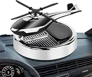 GkgWuxf Solar Car Air Freshener | Helicopter Shaped Rotating Oil Diffuser - Solar-Activated Scent Helicopter Freshener Diffuser for, Auto, RVs, SUVs