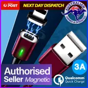 Magnetic Type C Cable/Micro USB Data Fast Charger for iPhone 15 Pro Max Samsung