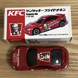 [全新稀有絕版品] 1/60 Tomica Toyota 86 KFC 限量版