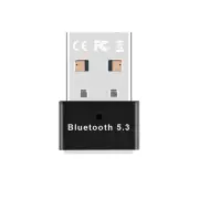 USB Bluetooth 5.3 Adapter Dongle Drive Free Dual-Mode Bluetooth Transmitter