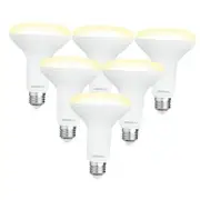 BR30 LED Bulb, Dimmable Flood Lights Indoor CRI80 7W 12 Pack 5000k Daylight