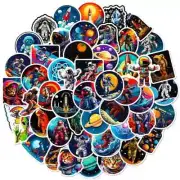 Assorted Astronaut Space Sticker Pack #2 - 20 Pcs - Decals for Laptops Phones