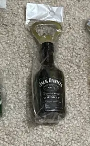 Jack Daniel’s Whisky Plastic 3-D Bottle Shaped Opener Magnet
