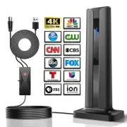 4K HDR TV Antenna - 1000+ Miles Long Range, Indoor & Outdoor Use, Free HD Cha...