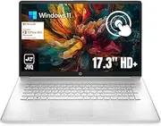 [HP] 17.3" Display Flagship HD+ Touchscreen Laptop, 20GB RAM, 1TB SSD Storage, Intel Pentium Silver N5030, Full-Size Keyboard, HDMI, Type C, WiFi, Bluetooth, 1 Year Microsoft 365, Windows 11, Silver