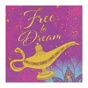 Aladdin Small Paper Napkins / Serviettes (Pack of 16)
