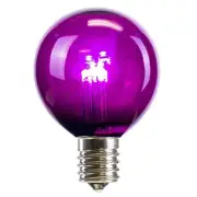 Vickerman XG50T16 G50 Transparent E17 Nickel Base LED Replacement Bulbs with ...