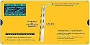 Grading Calculator - E-Z Grader Teacher's Aid Scoring Chart Big Print Edition (Yellow) - 10" x 5"