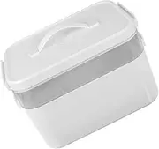 Healvian Outdoor Kit for Home Kit for Home Family Household Medicine Case Medicine Container High Capacity Storage Box Medical Kit Pill Box Abs White