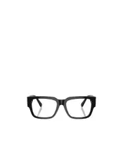 Square logo flat mirror 55 Black