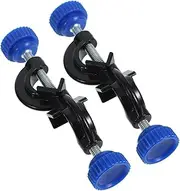 LAPYAPPE 2pcs Heavy Duty Lab Stand Cross Clips Clamp Holder for Laboratory Equipment Compact Design Essential Accessories for Stands Versatile Use Scientific Settings