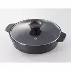 JAPAN BRAND IWATANI MULTI HOTPOT/NABE, TEFLON WITH GLASS LID PORTABLE GAS STOVE