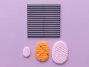 Texture Stamp Tile for polymer clay | Imprint Embossing Stripe Line Pattern Tool