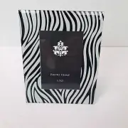 Photo Frame Black and White Zebra Print Glass 3.5 x 5 Photo Frame New